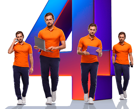 Великолепная четверка Ростелеком в&nbsp;село Сажино (Омская область)